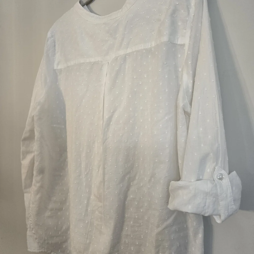 Westport White Textured Blouse - Picture 4 of 6